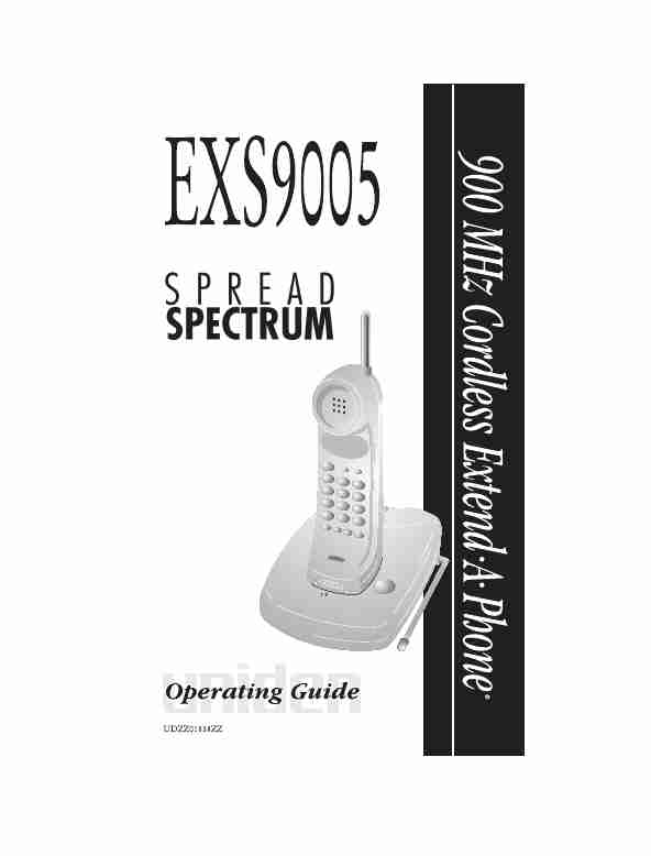 Uniden Cordless Telephone EXS9005-page_pdf